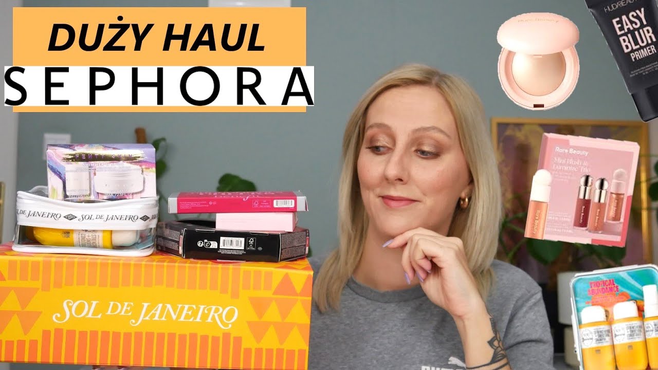 HAUL SEPHORA😍 ZESTAWY ŚWIĄTECZNE | NOWOŚCI🤩 RARE BEAUTY | HUDA | FENTY | SOL DE JANEIRO