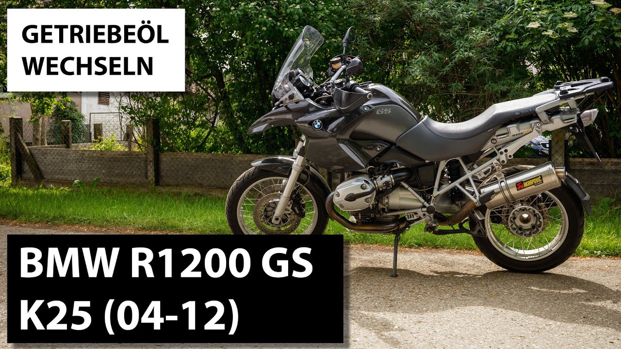 Getriebeölwechsel bei der BMW R1200 GS K25 - So kannst du ihn selbst machen.