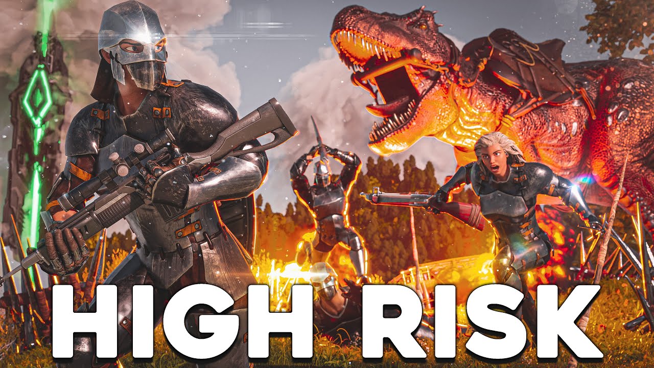 Trio Ark Ascended, but it's 3 ARK Youtubers On A PvP Server.......