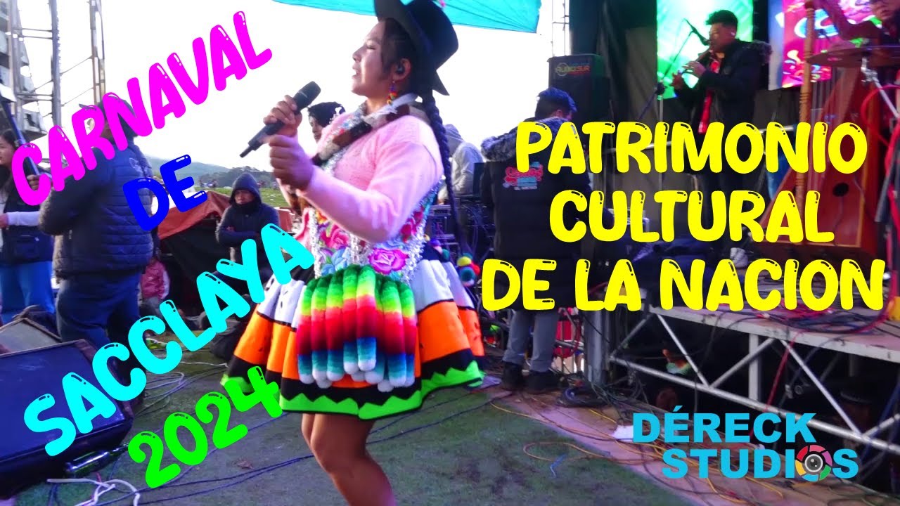 Carnaval de Sacclaya 2024 Andahuaylas - Apurimac canta  Rosalinda de Ancatira