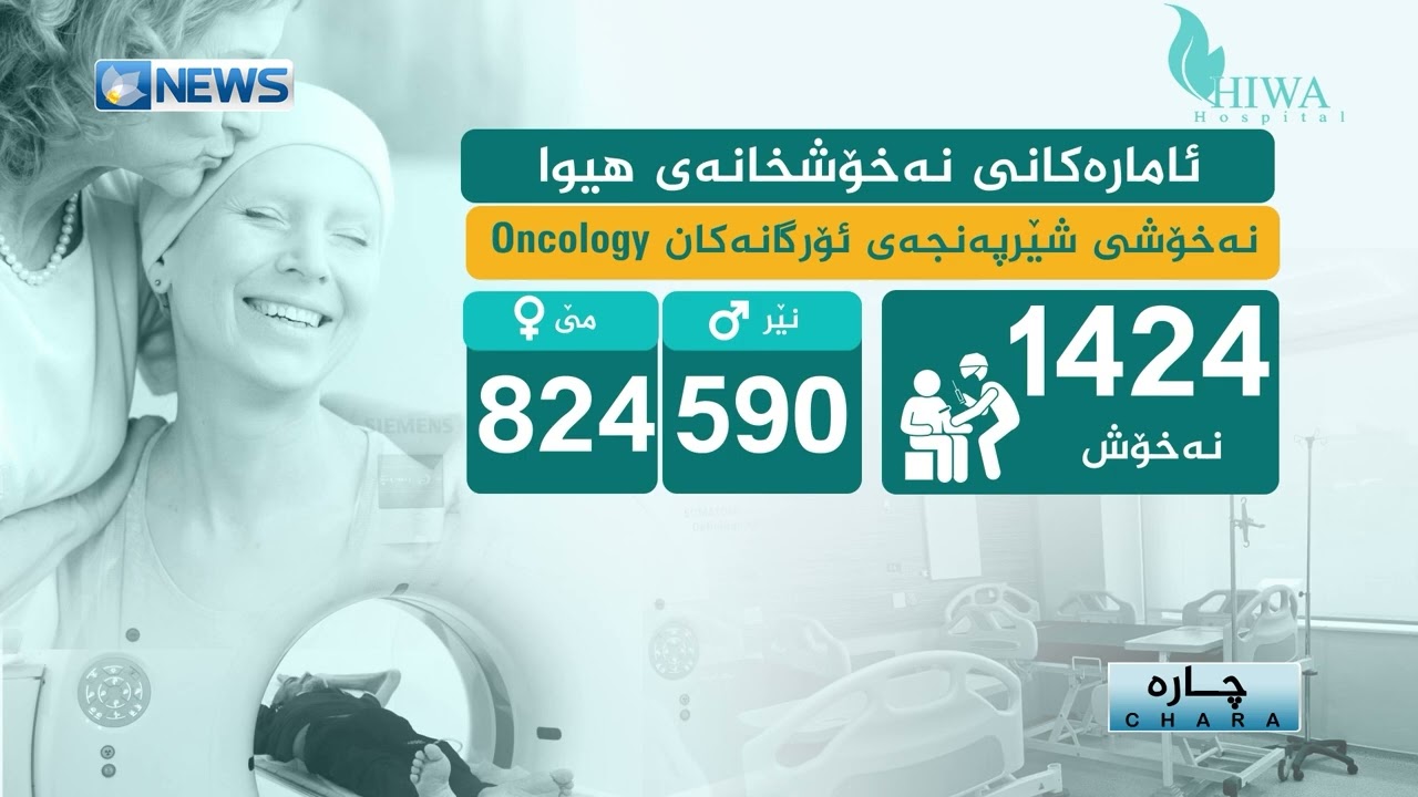 ئامارەکانی نەخۆشخانەی هیوا