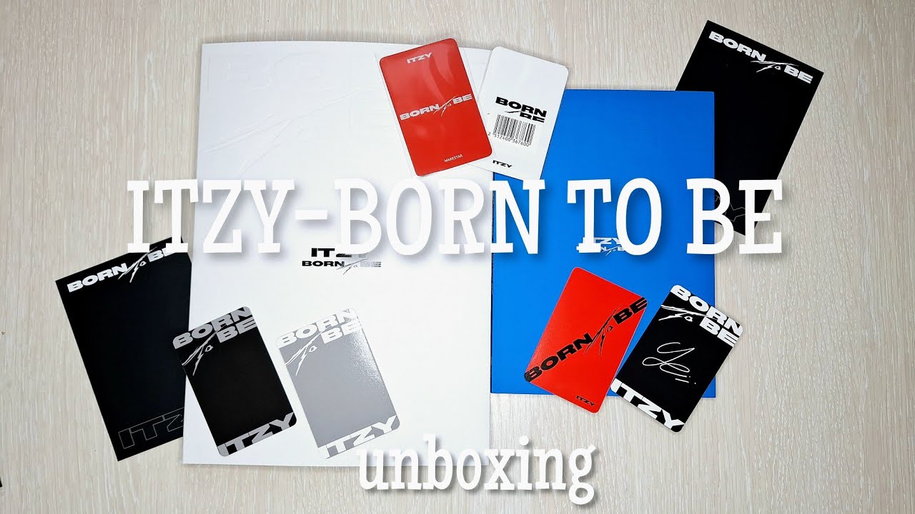🔥Распаковка альбома ITZY-BORN TO BE (limited and regular ver)🔥| Unboxing k-pop albums