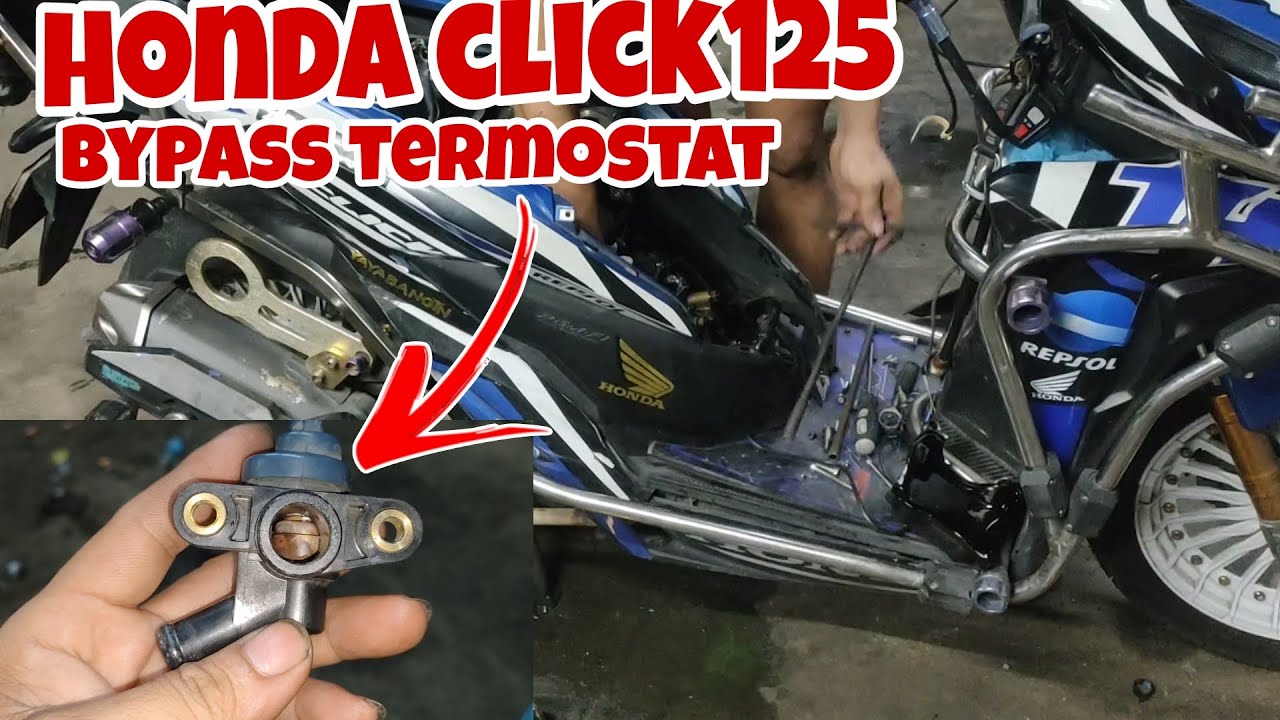 paano mag bypass termostat honda click125