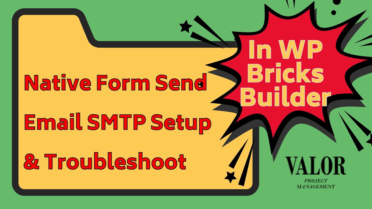 Troubleshoot Bricks Builder Wordpress Native Form Send Email SMTP Setup