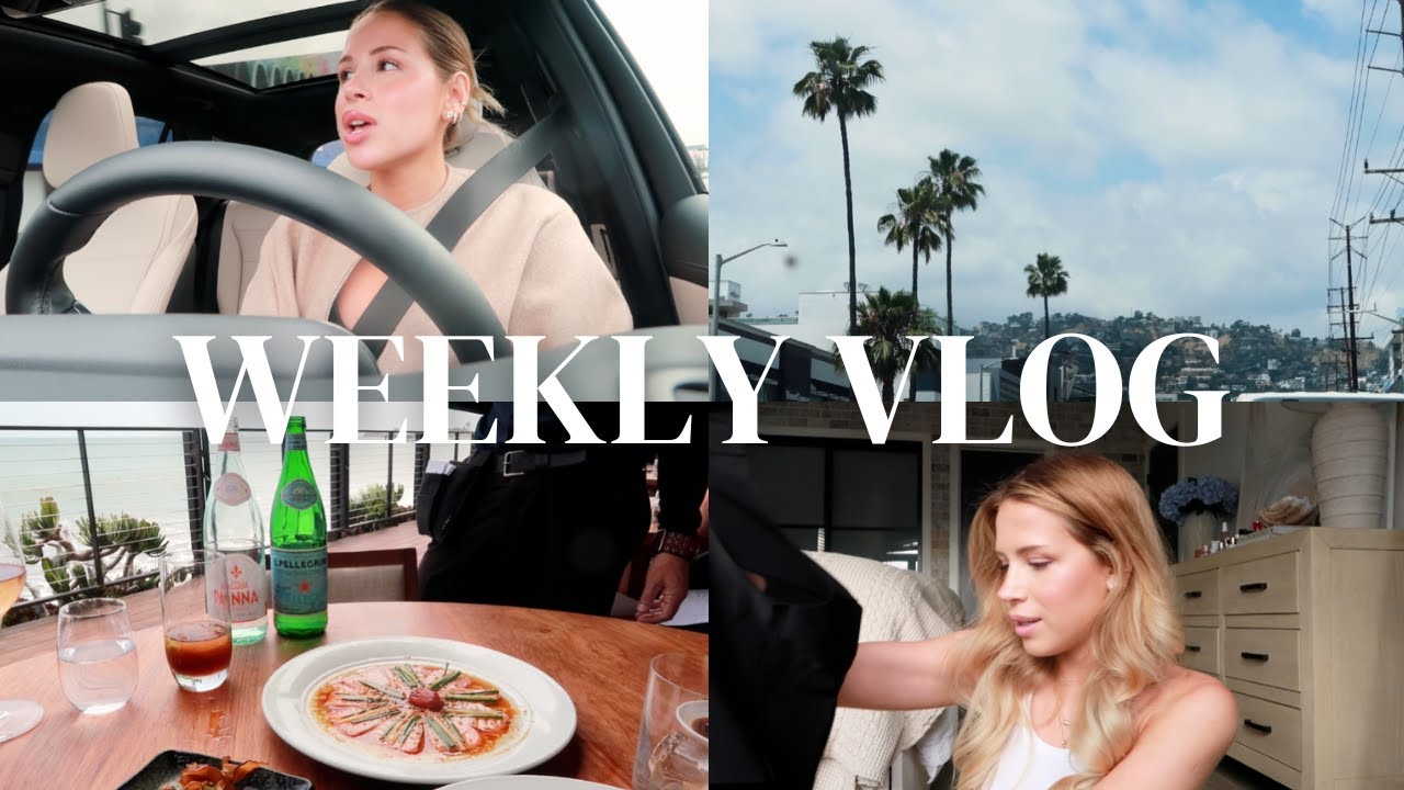 a week in my life living in Los Angeles: alo gym, influencer events & more