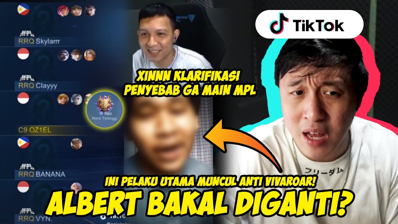 PENGGANTI ALBERT MULAI DI TEST ? PENYEBAB XINNN GA MAIN DI MPL ? REACTION TIKTOK MOBILE LEGEND!