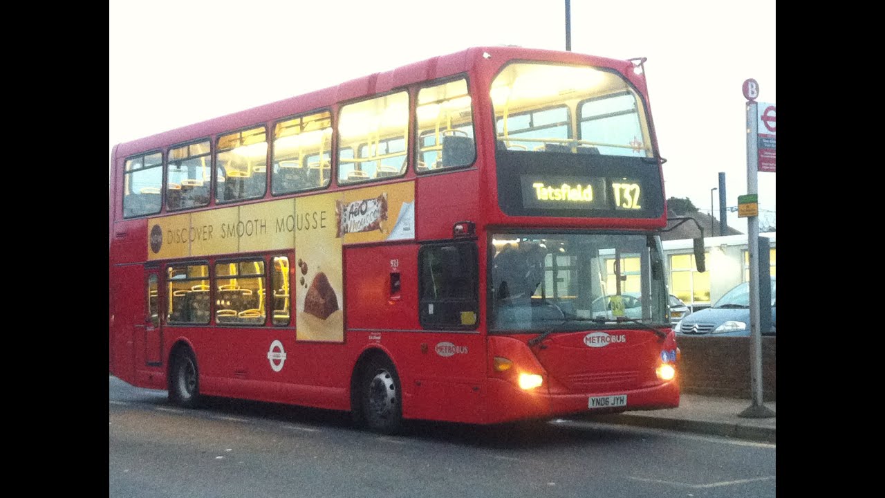 FULL ROUTE VISUAL | London Bus Route T32 - Addington Village to New Addington | 923 (YN06JYH)