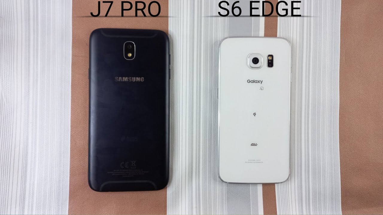 Samsung S6 Edge Vs Samsung J7 Pro | SPEED TEST
