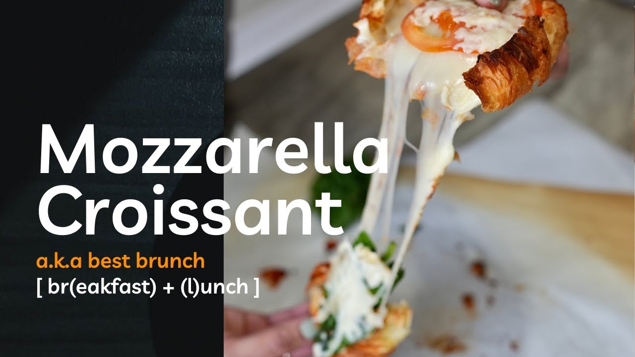 Croissant Breakfast/Brunch Recipe | Pret a Manger Style Mozzarella & Tomato Croissant |ناشتہ ،  برنچ