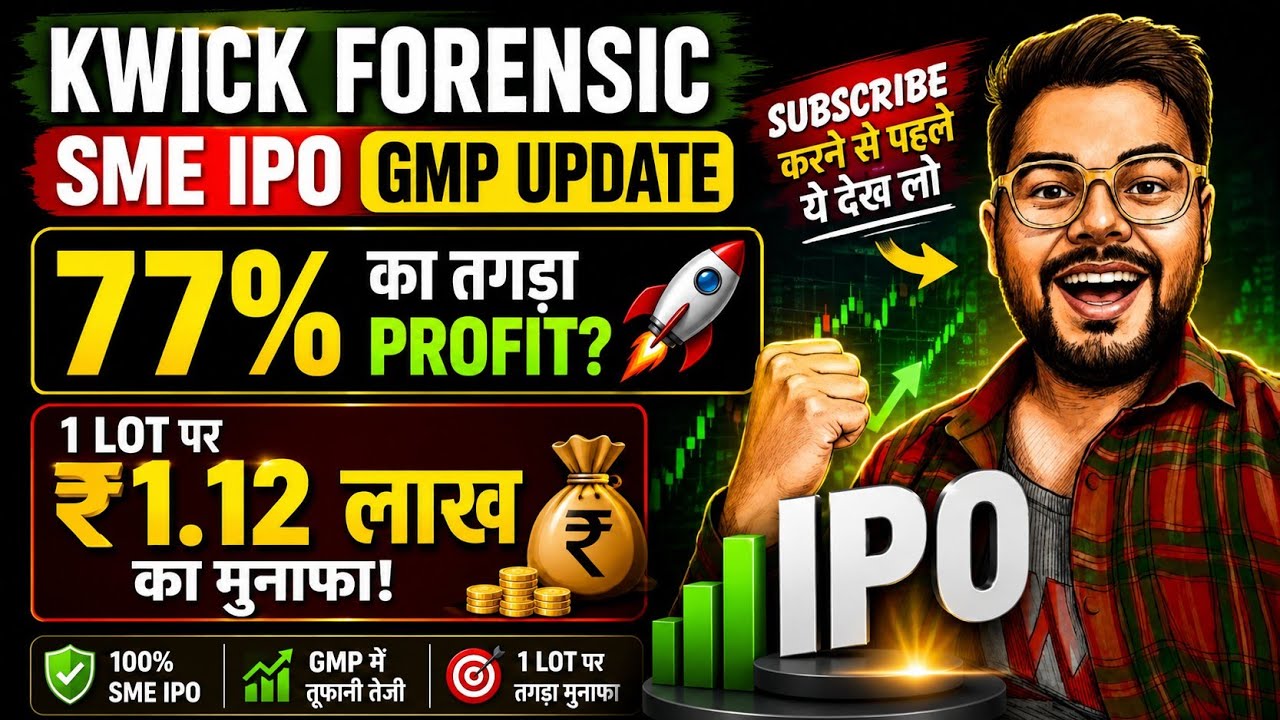 Kwick Forensic SME IPO GMP Today | Kwick Forensic IPO Analysis | Kwick Forensic SME IPO Review