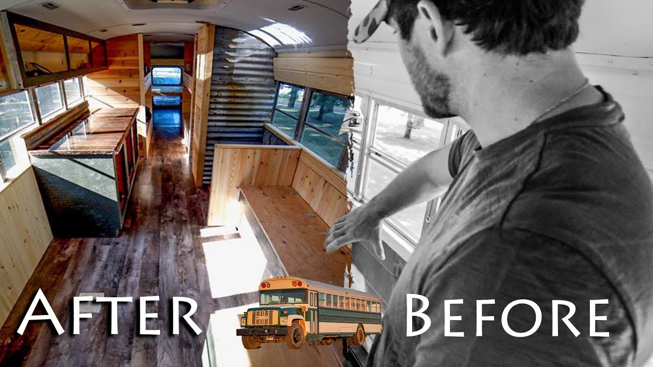 Finished Converting the School Bus! with Sam Soholt | Team Hoot