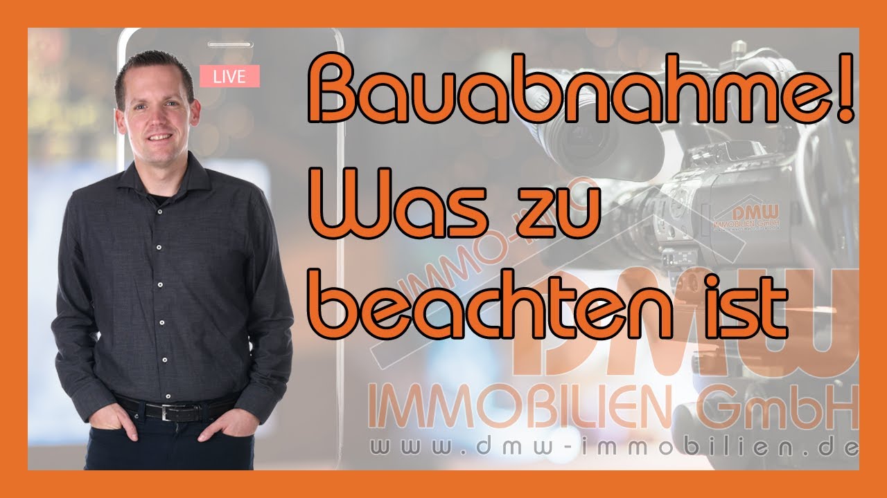 Was muss ich bei der Bauabnahme beachten?👷‍♂️ - immo info #56