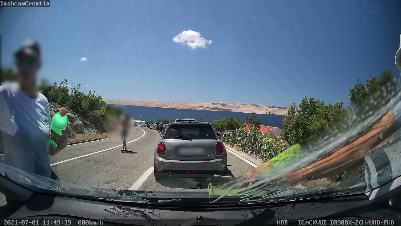 Dashcam Croatia ultimate driving fails compilation  #28