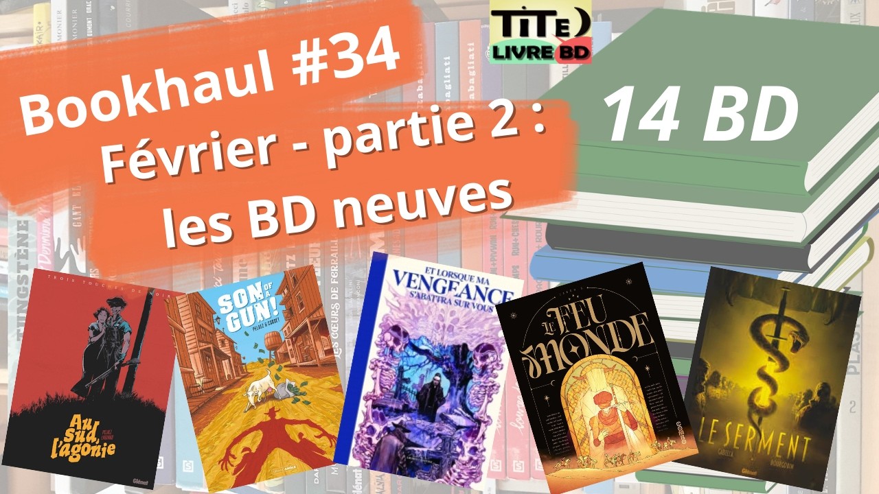 Et voici la 2e partie du bookhaul de février : BD neuves. (bookhaul #34)