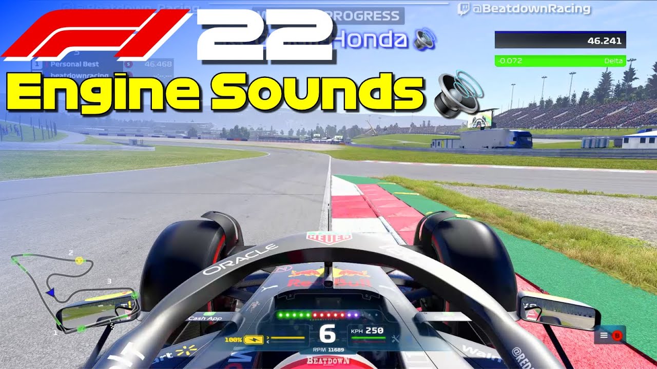 F1 22 - ENGINE SOUNDS: Renault, Ferrari, Red Bull-Honda & Mercedes