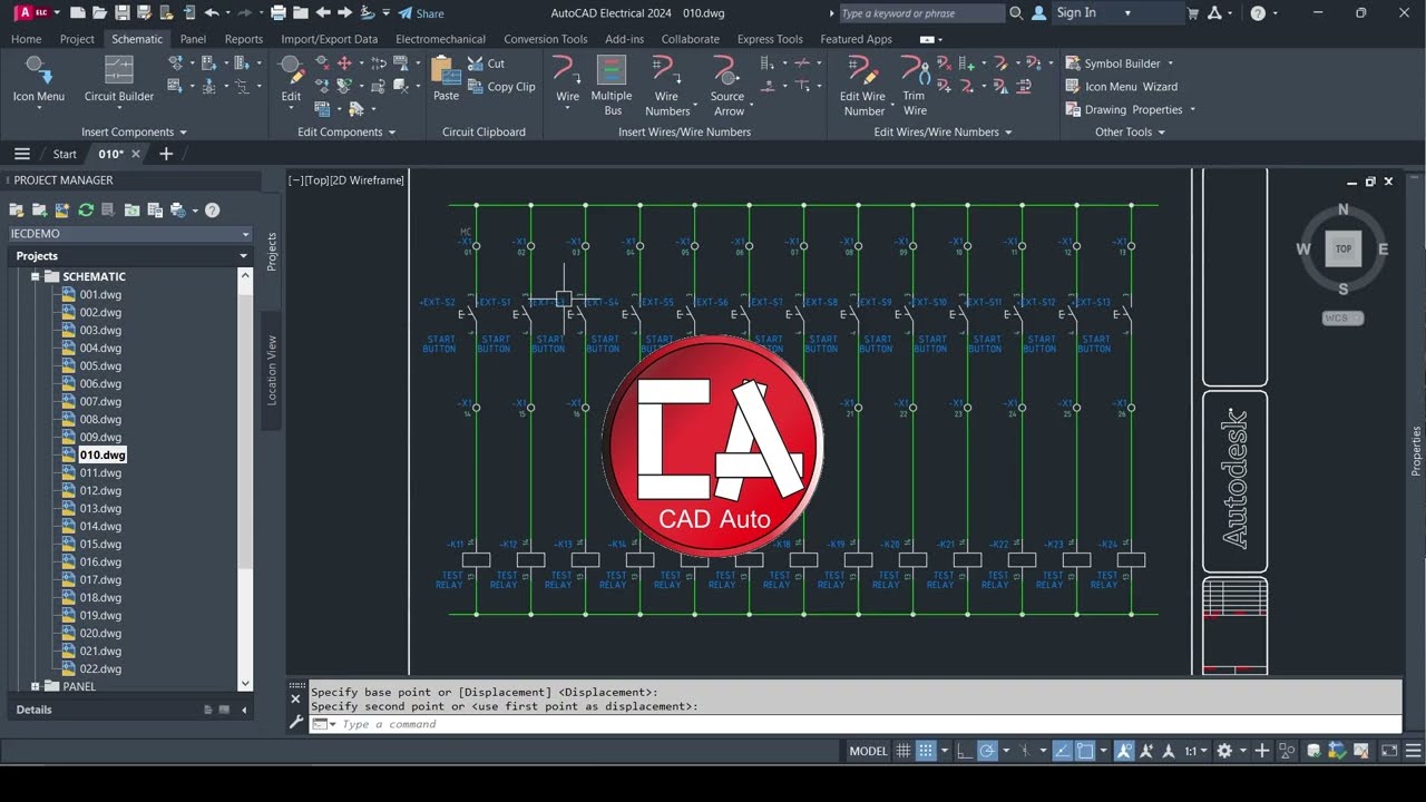 การใส่ Wire mark(มาร์คสาย) อัตโมัติ ในการเขียนแบบไฟฟ้า ด้วย AutoCAD Electrical Ep.5
