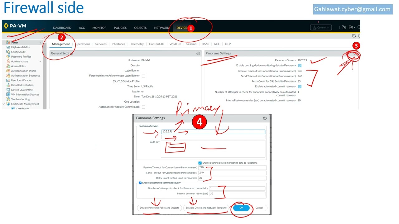 Adding Firewall in Panorama