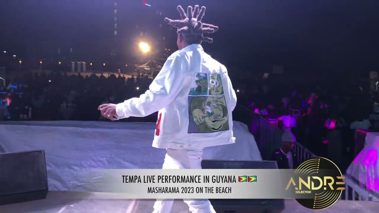 Tempa Live Performance in Guyana 🇬🇾🇬🇾 at Masharama 2023