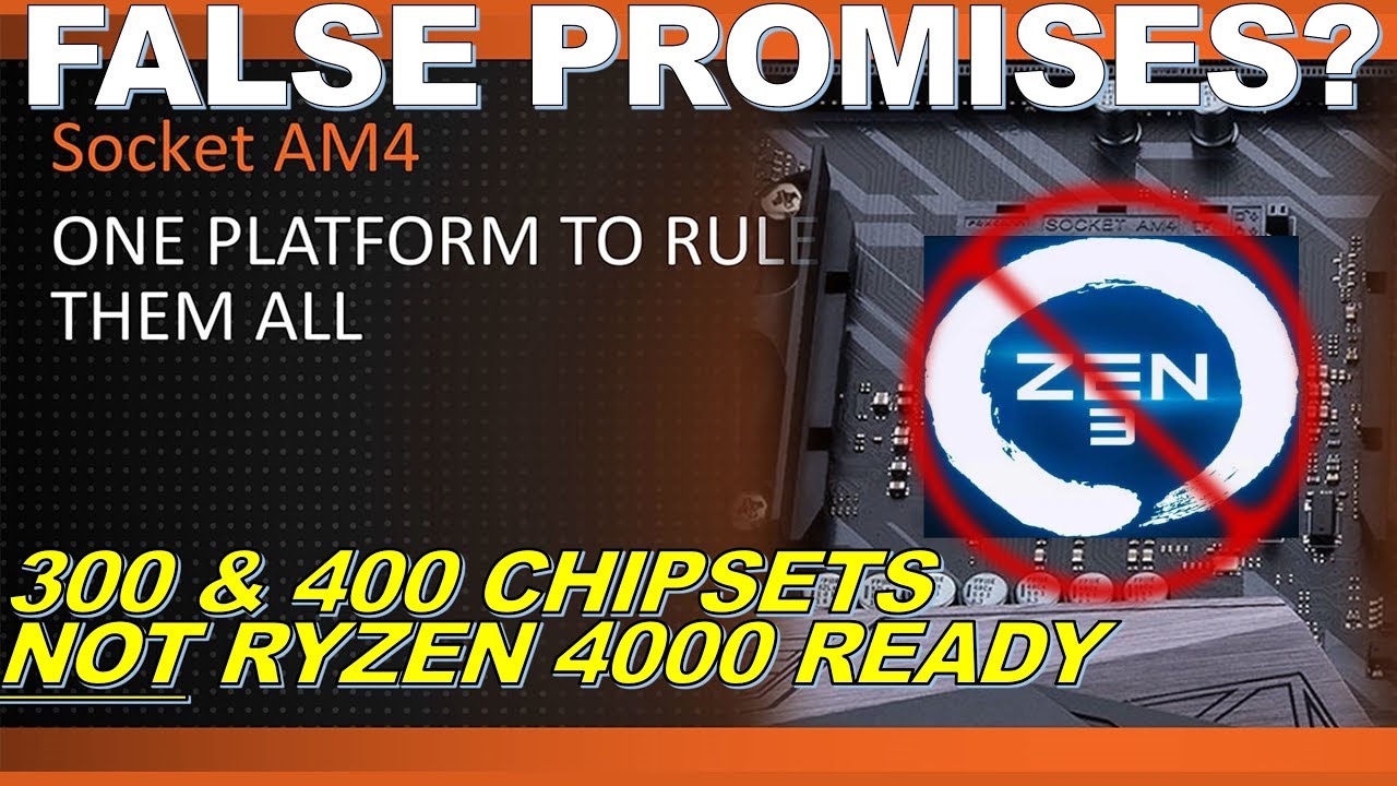 AMD NOT Supporting 300 & 400 Chipset Motherboards for Zen 3 is Anti-Consumer