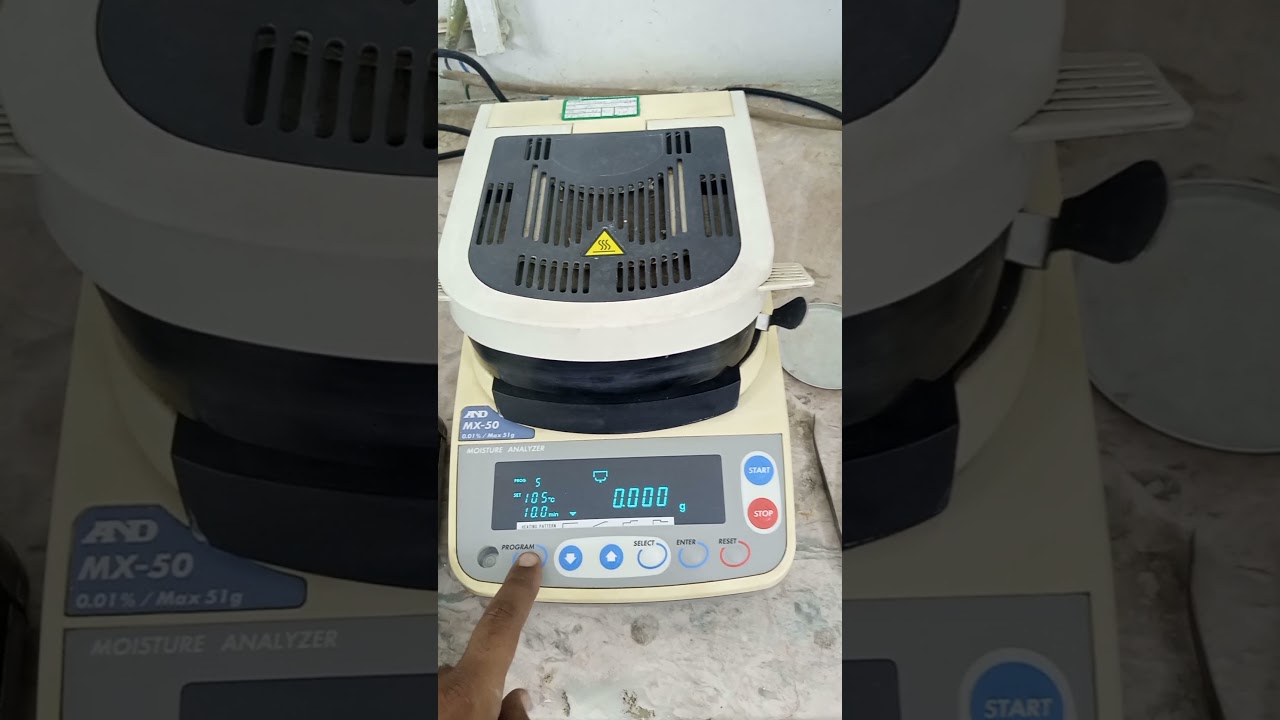 Moisture Analyzer MX-50 Calibration