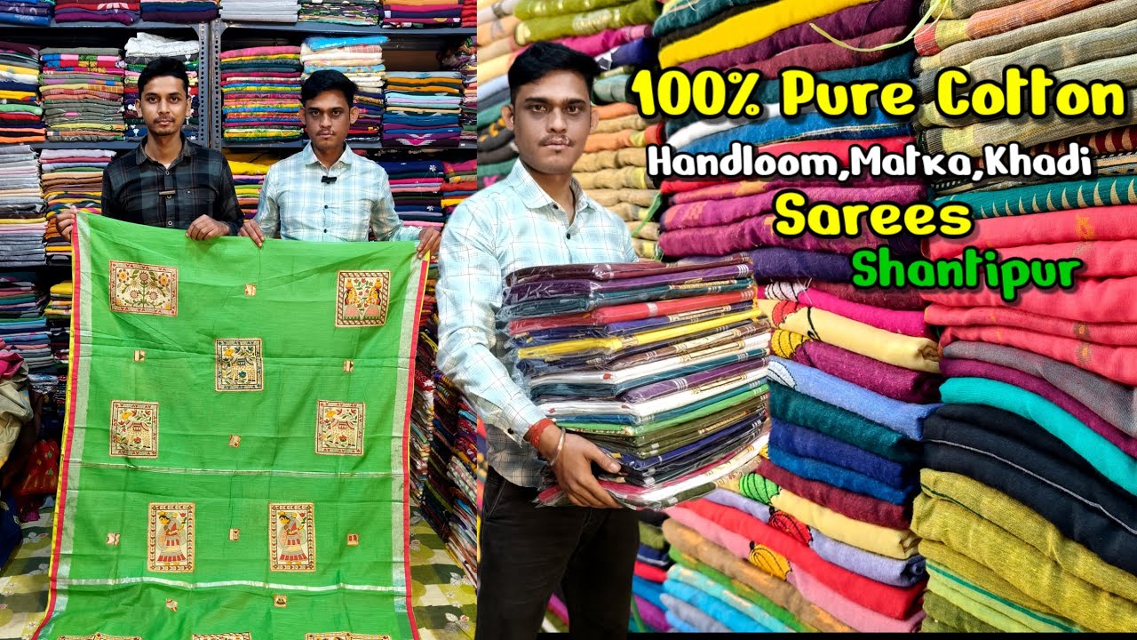 Authentic 120 Count Pure Cotton Saree Manufacturer & Wholesaler in Shantipur | Debasmita Textile