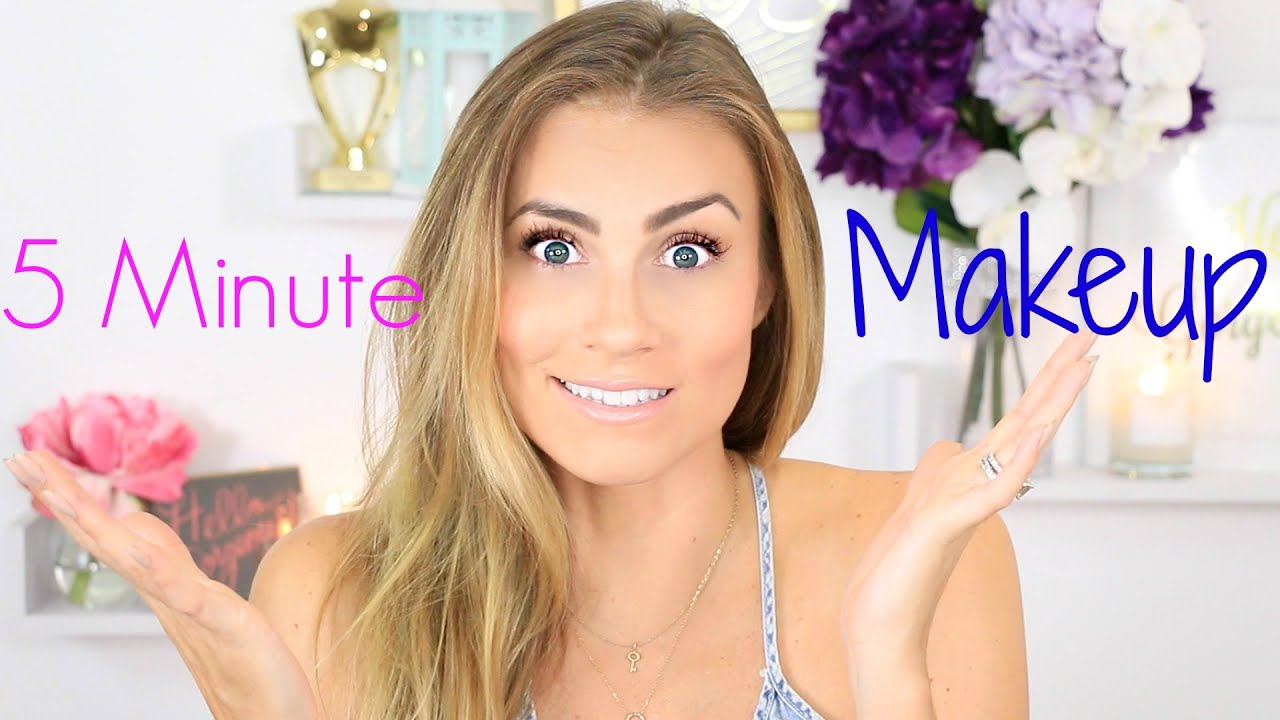 Fresh 5 Minute Makeup // Easy Work or School Makeup Look Tutorial || Angela Lanter
