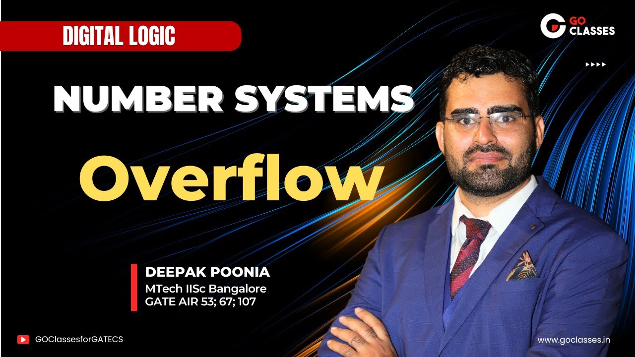 Arithmetic Overflow - Complete Lecture | Number Representations | Digital Logic