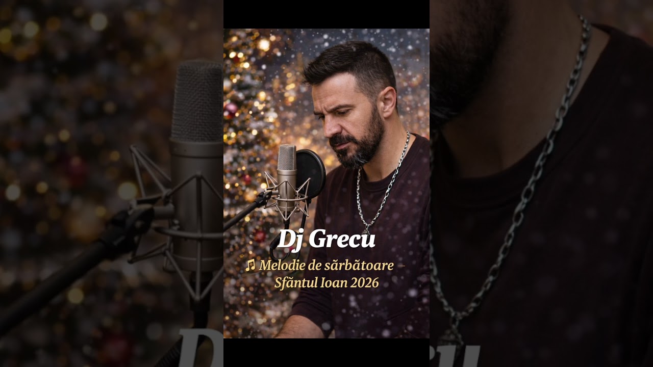 🎶 DJ GRECU – Melodie dedicată tuturor sărbătoriților de Sfântul Ioan 🎶 2026