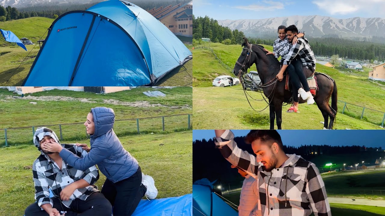 Rohit ki hui tabiyat kharab😰 #rohitkanika#kanikarana #kanikaranavlogs #camping #gulmarg #ladakhvlog