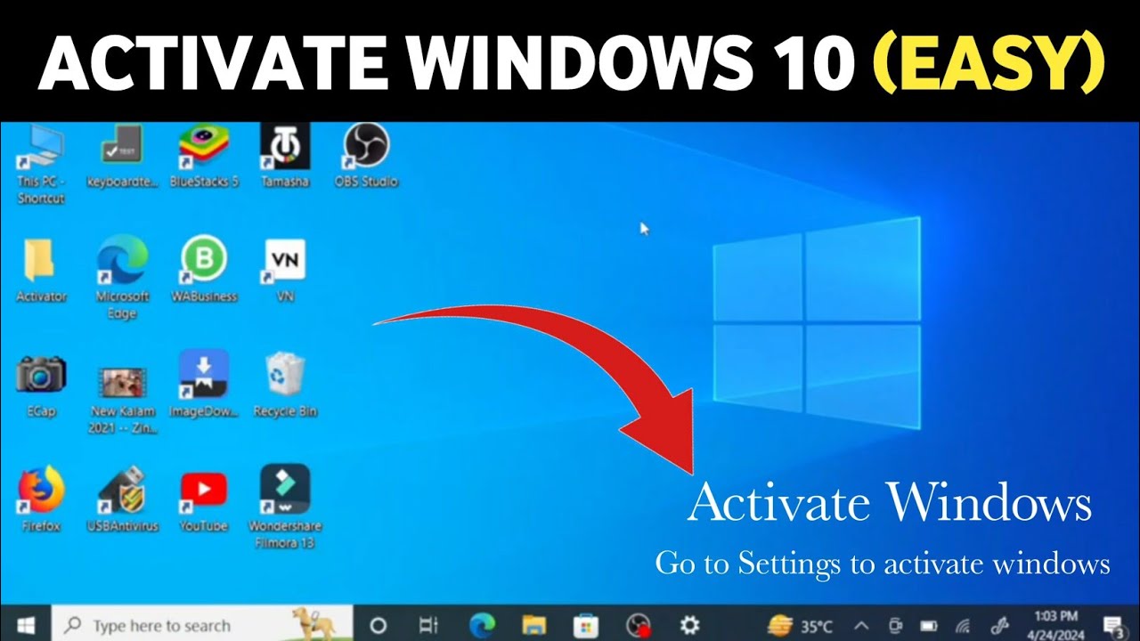 How to Activate Windows 10