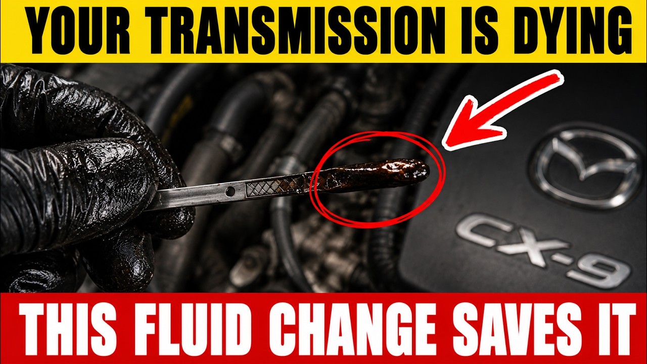 Mazda CX-9 2007–2009 Transmission Fluid Change FIX | DIY Step by Step Guide