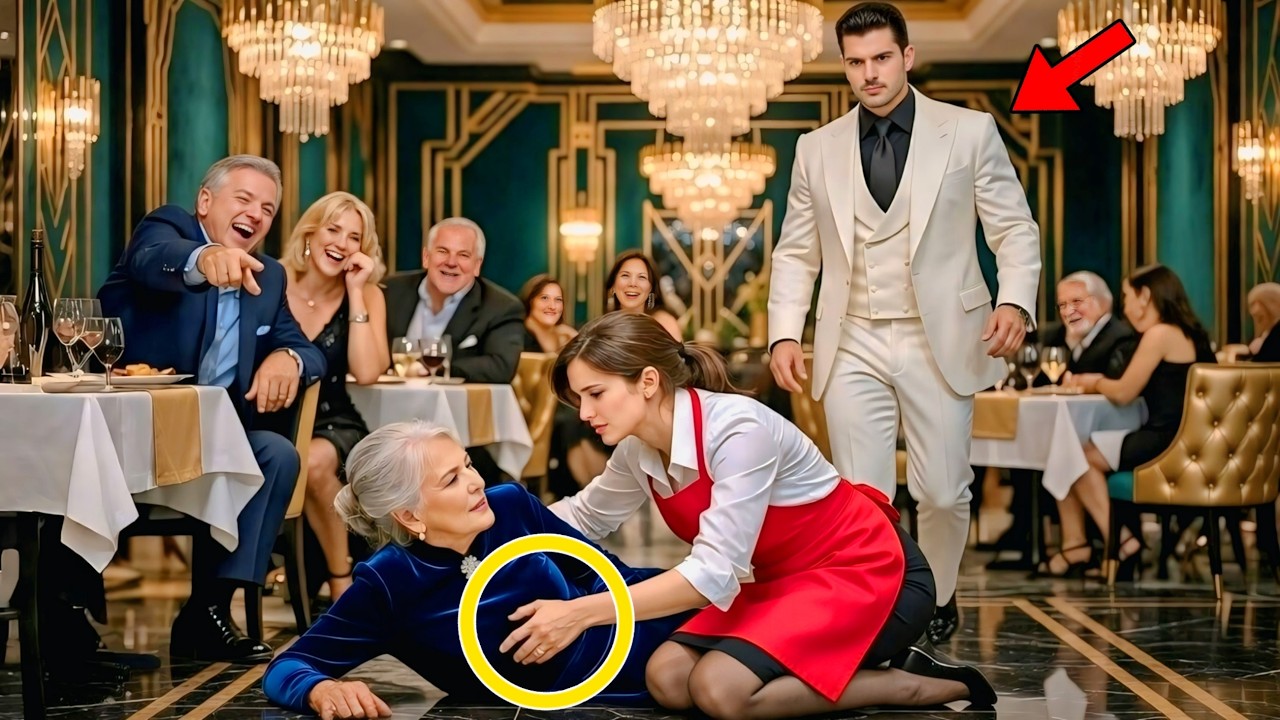 Everyone Laughed at Waitress Helping Fallen Old Woman—Until They Know She Was Mafia Boss’s Mother
