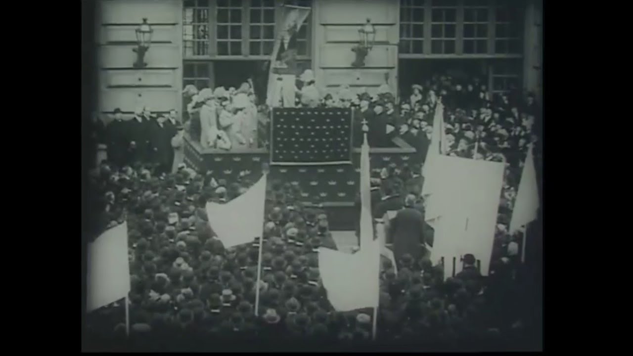 Bondetåget 1914, Demonstration, Kung Gustaf V