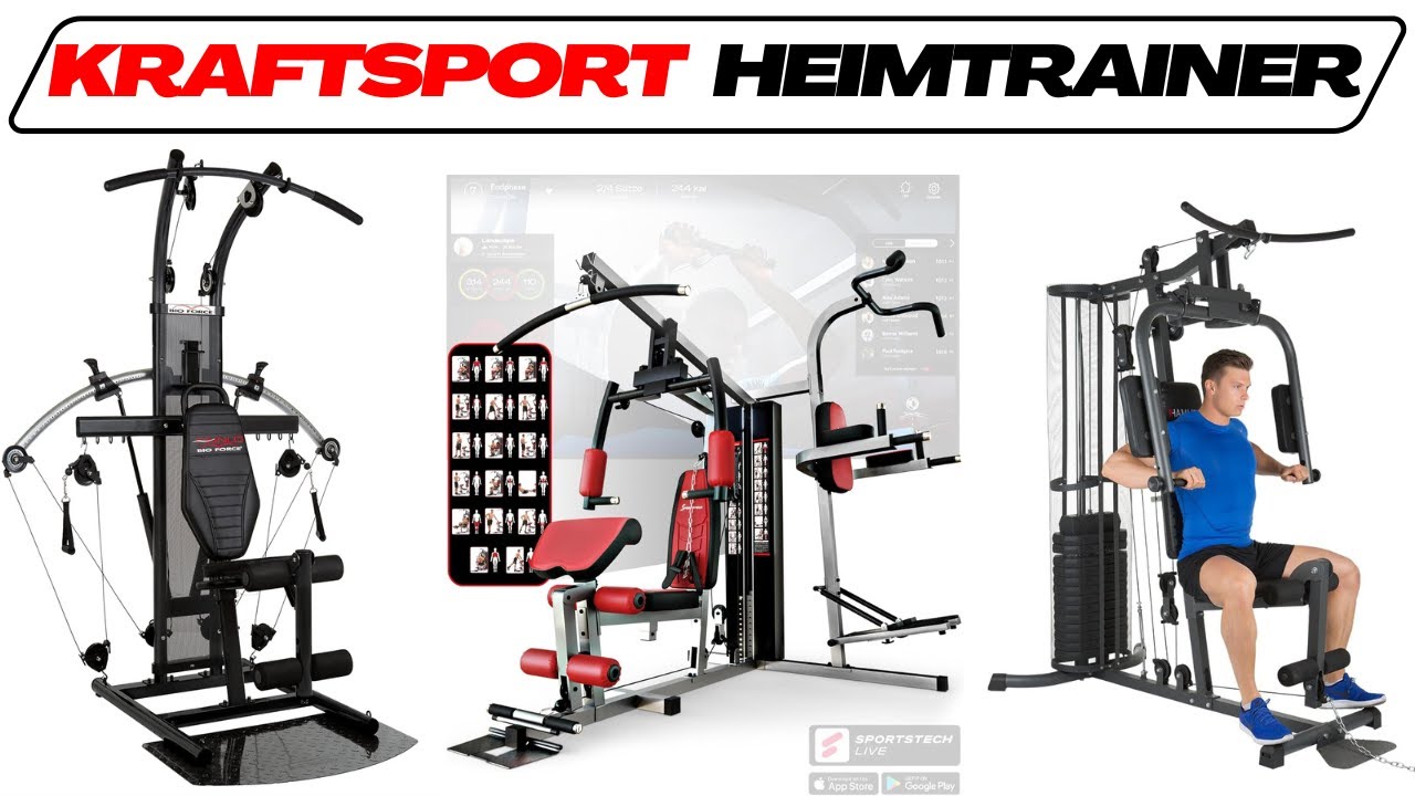 Kraftsport Heimtrainer im Test Vergleich (TOP 3) 🥇 Fitnessstationen & KraftstationenTestsieger