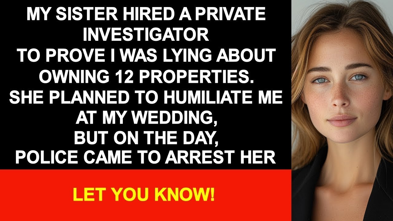 My sister planned to humiliate me at my wedding, but on the day, police came and...