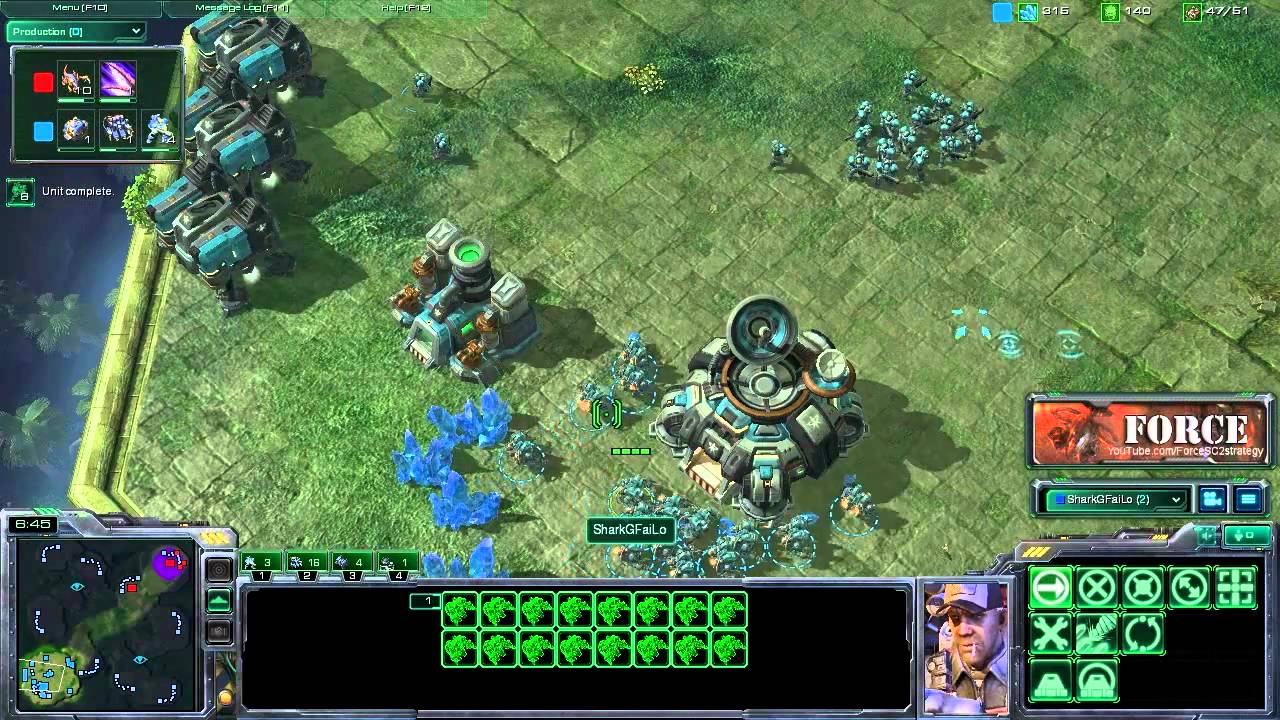 StarCraft 2 - [T] 4 Rax Mass Marine - Strategy