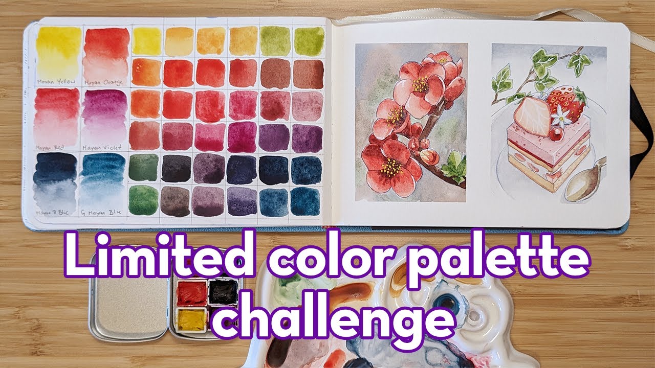 Рисование майянскими акварелями Дэниела Смита