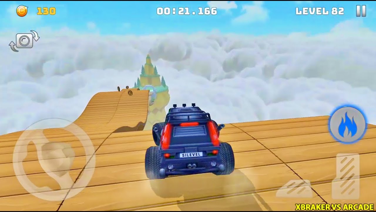 Mountain Climb Stunt: Futuristic Green Van Unlocked - Levels 80 to 84 Completed - Android GamePlay