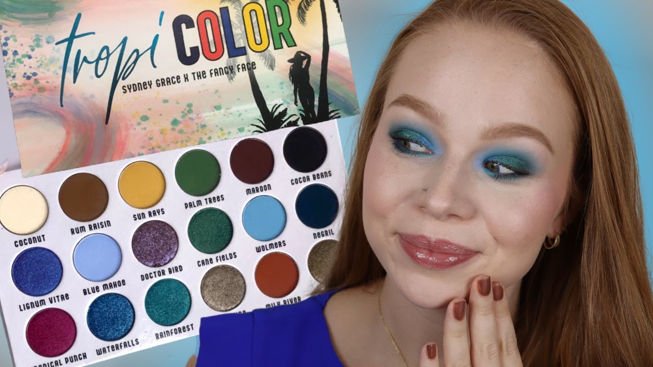 Sydney Grace x The Fancy Face TropiColor Eyeshadow Palette
