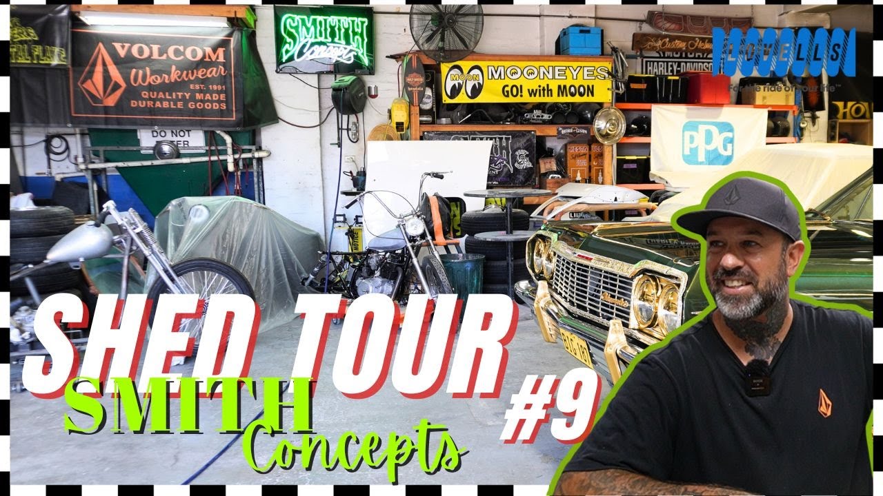 Shed Tour #9 at Smith Concepts - Custom Paint, Pinstriping, Metalflake & Candy Colours