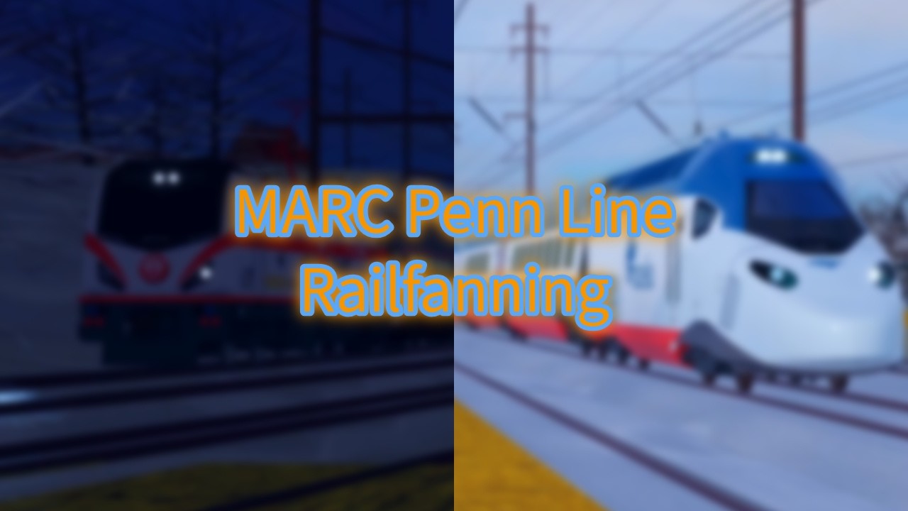 MARC Penn Line Train Sim Railfanning 01/19/2026 and 01/20/2026