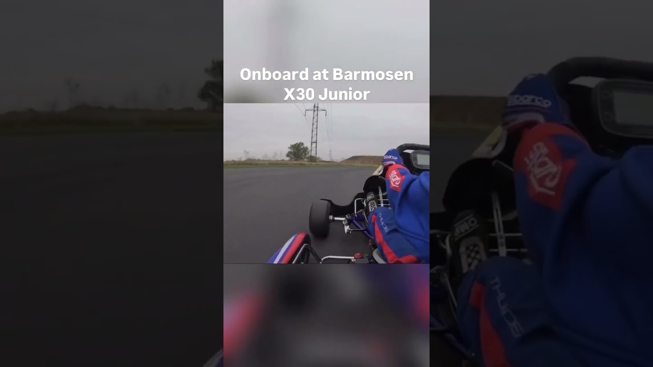 Hotlap around Barmosen in X30 Junior 