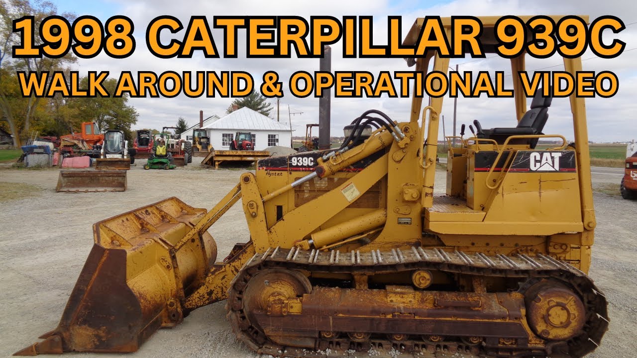 1998 CATERPILLAR 939C Crawler Loader Walk Around & Operational Video    $39,900
