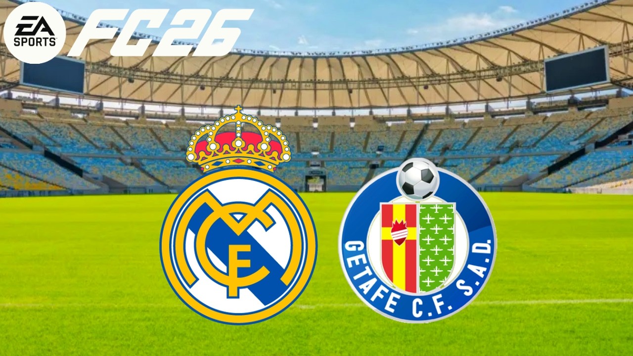 🔴 REAL MADRID X GETAFE LA LIGA 2026 SIMULAÇÃO FUTEBOL EA FC 26