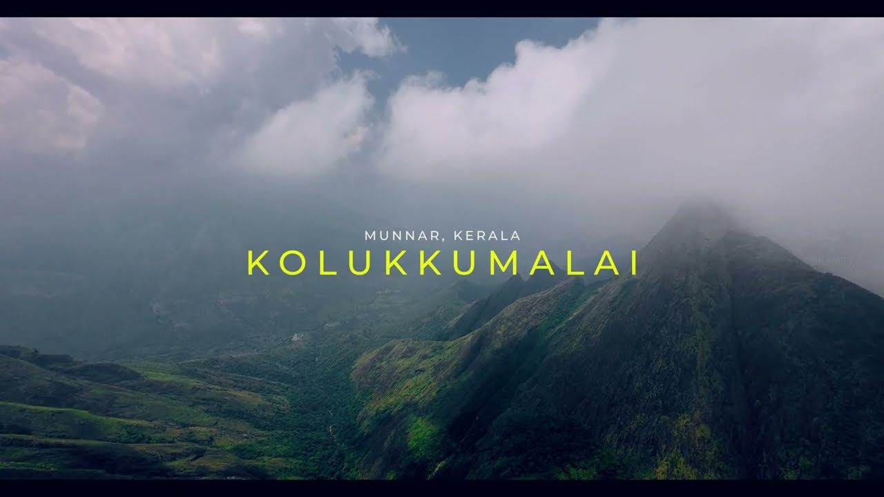 FPV Drone Footage of Kolukkumalai Munnar in 4K - 2025