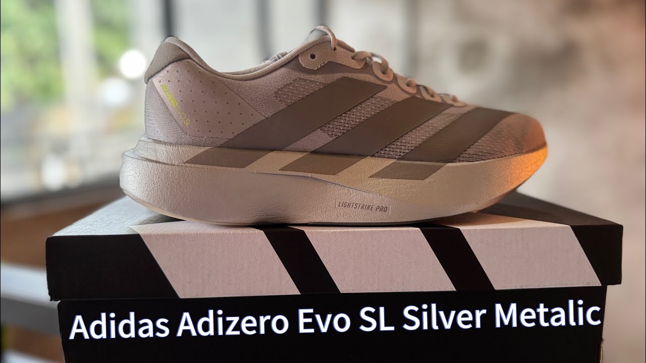 Adidas Adizero Evo SL Silver Metalic #video #videos #viralvideo #running #shoes #runningshoes #run