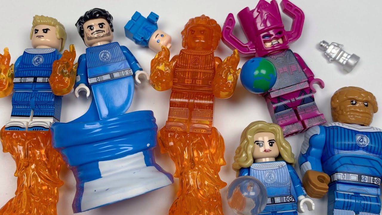 LEGO Marvel The Fantastic Four G0151 Unofficial Minifigures