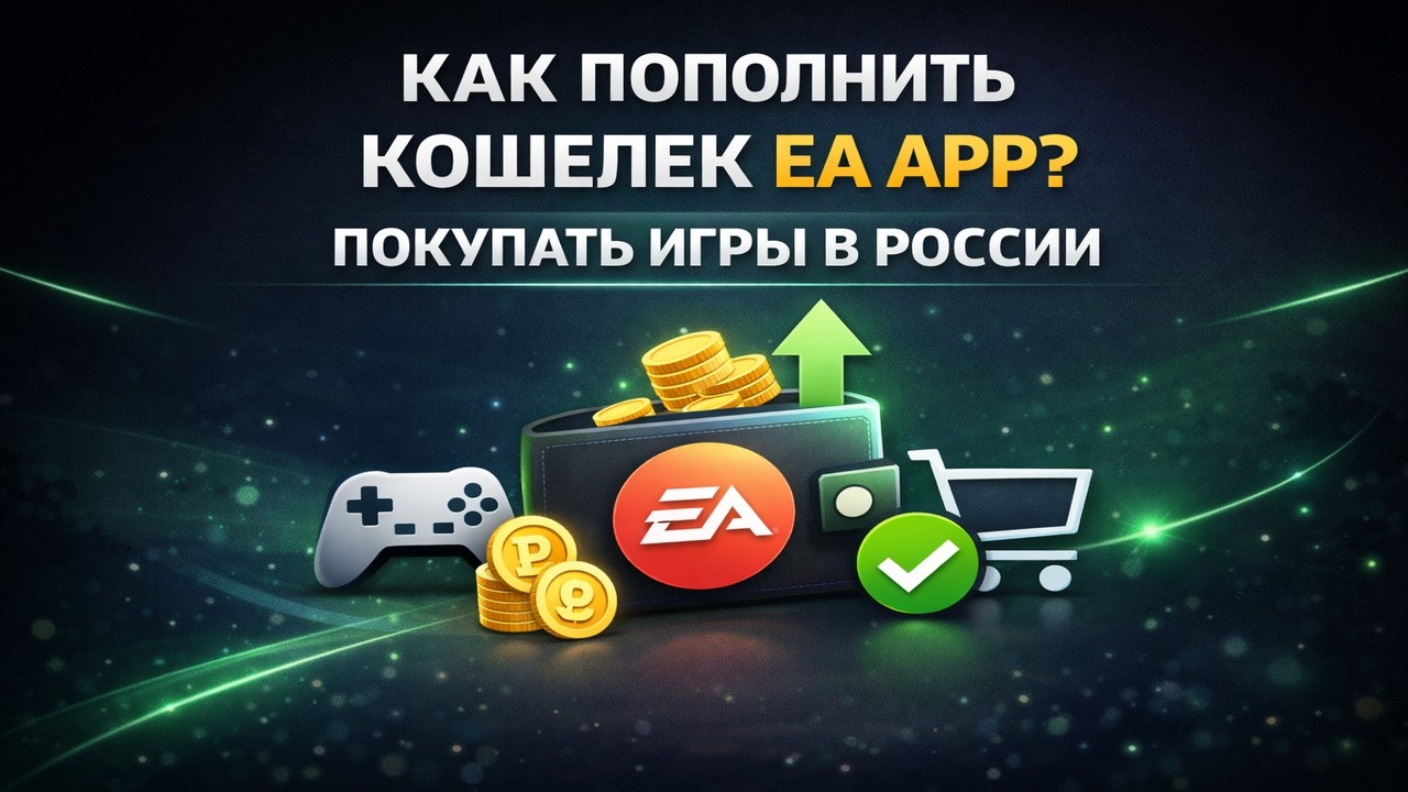 Как пополнить пополнить кошелек EA App в России и покупать игры