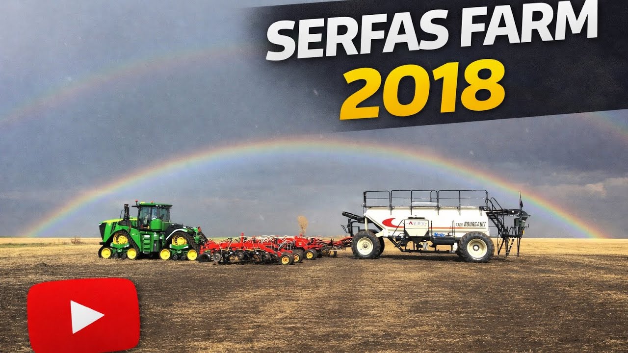 Gopro Hero6 : Seeding Canada 2018 / John Deere 9520RX & Bourgault 3320-7700