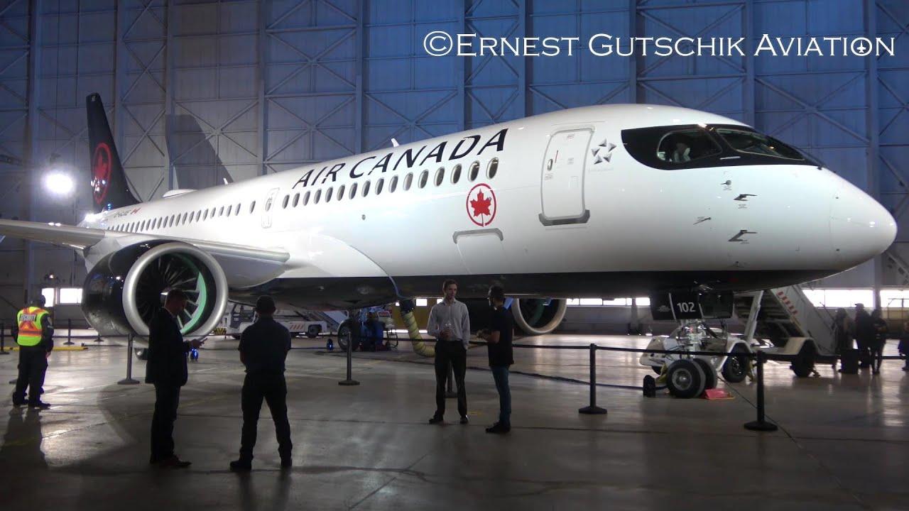 Air Canada Airbus A220-300 | Exterior and Interior Tour